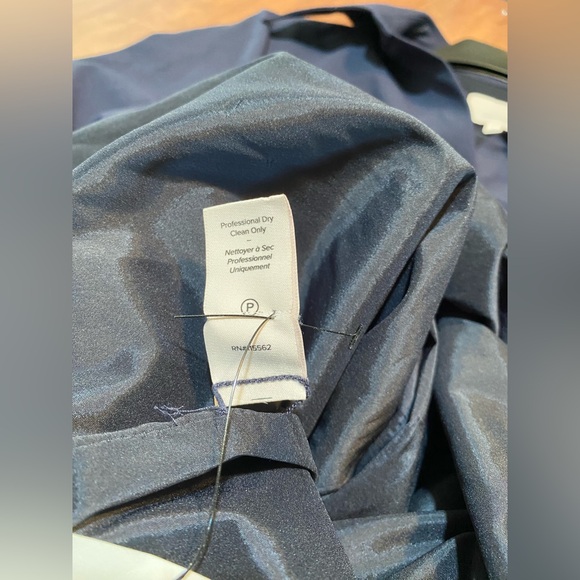 Cinq à Sept Midi McKenna Dress Navy Blue Size 8 - Picture 12 of 14